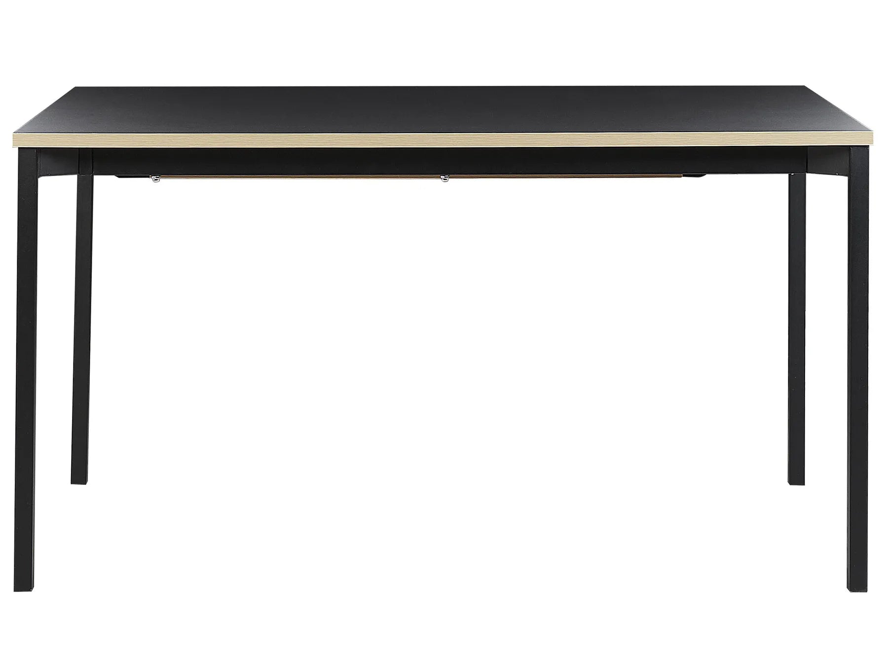 Extending Dining Table AVIS Black 140/190 cm 90 cm