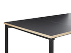 Extending Dining Table AVIS Black 140/190 cm 90 cm