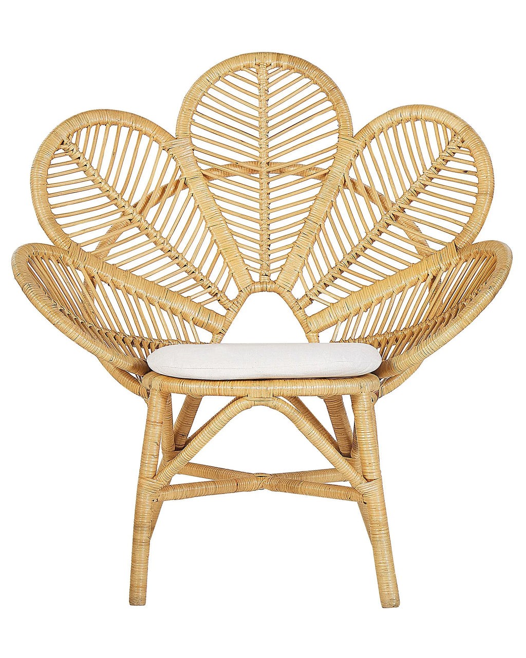 Peacock Chair FLORENTINE Rattan Natural