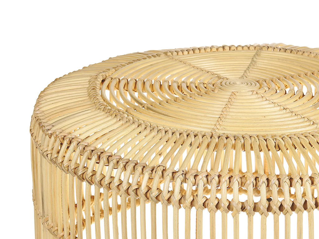 Coffee Table LIMNI Rattan Light Brown