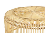 Coffee Table LIMNI Rattan Light Brown
