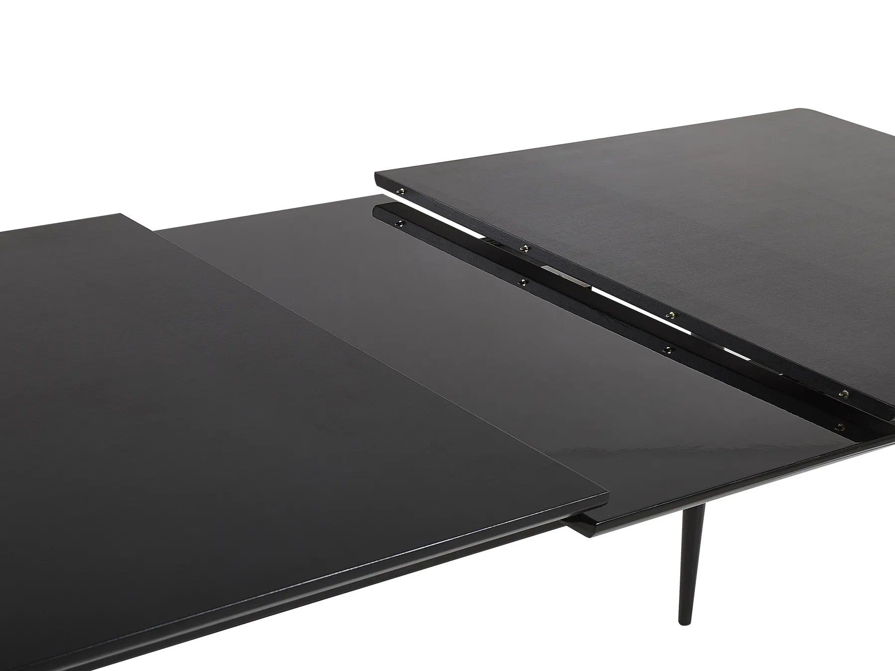 Extending Dining Table MALDON Black 160/200 cm 90 cm