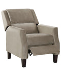 Recliner Chair EGERSUND Velvet Taupe