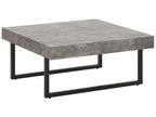 Coffee Table DELUZ Grey Concrete Effect