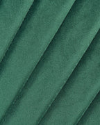 Set of 2 Dining Chairs ALTOONA Velvet Emerald Green