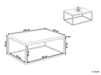 Coffee Table PROVO Teak Wood Brown
