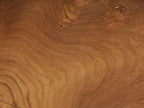 Set of 2 Side Tables CAMROSE Teak Wood Dark Brown
