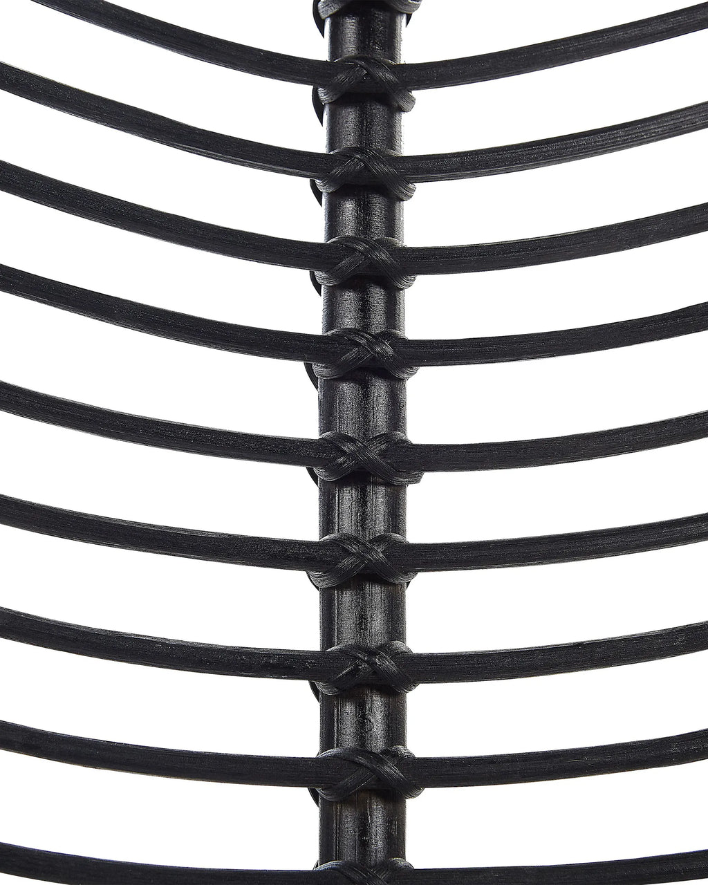Dining Chair CANORA Rattan Black