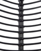 Dining Chair CANORA Rattan Black