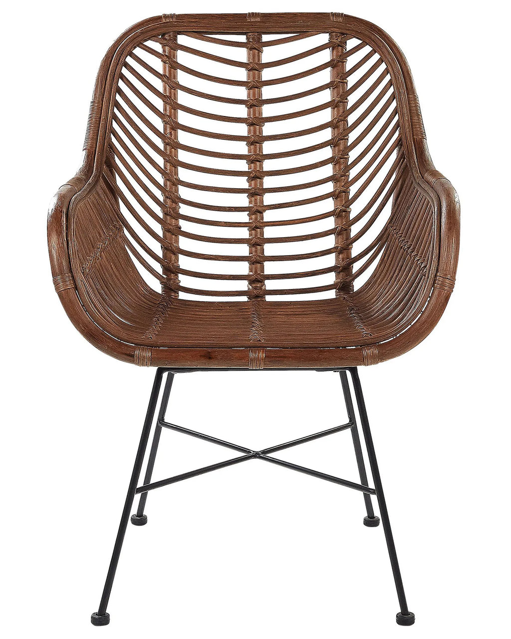 Dining Chair CANORA Rattan Brown