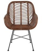 Dining Chair CANORA Rattan Brown