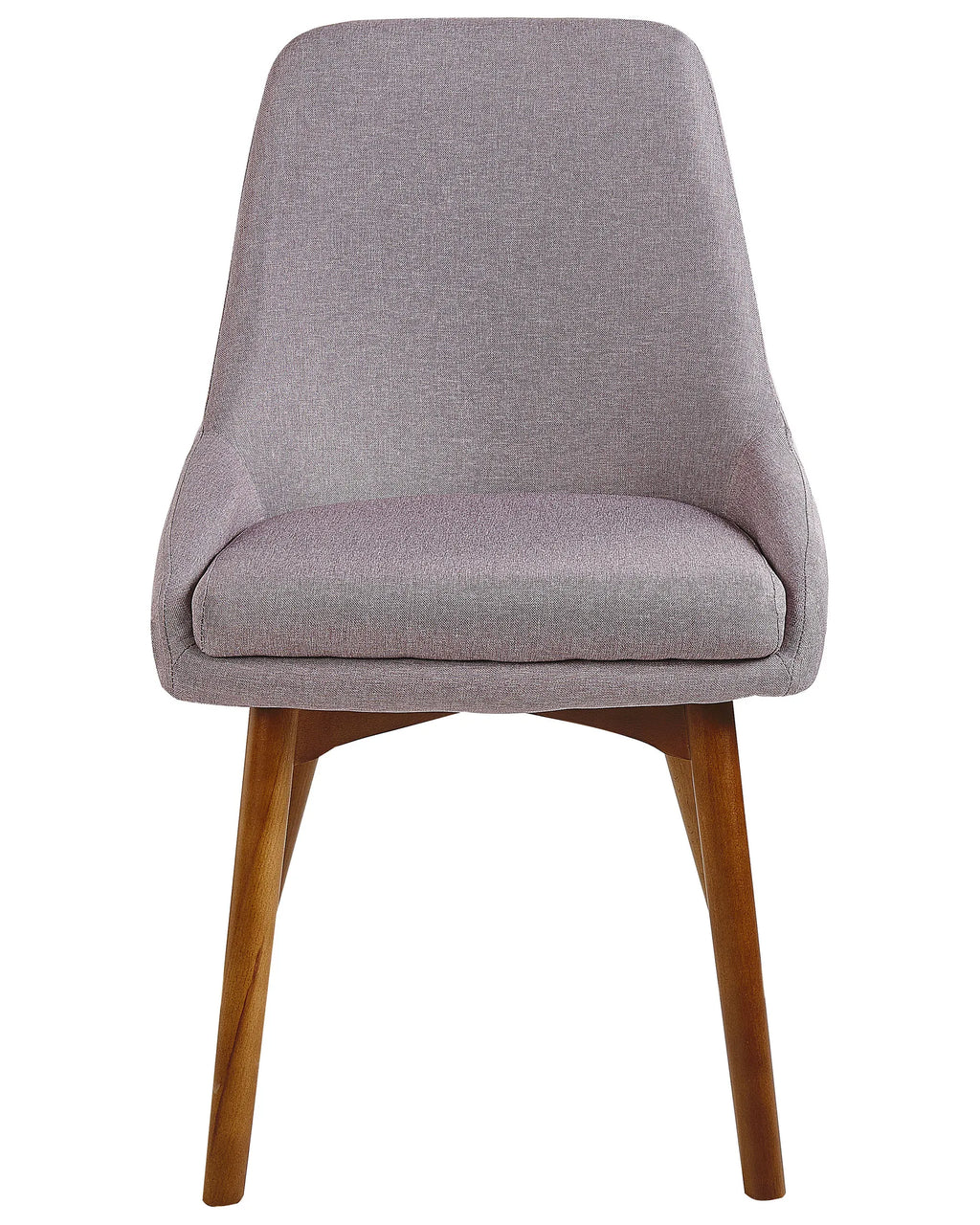 Set of 2 Dining Chairs MELFORT Fabric Taupe