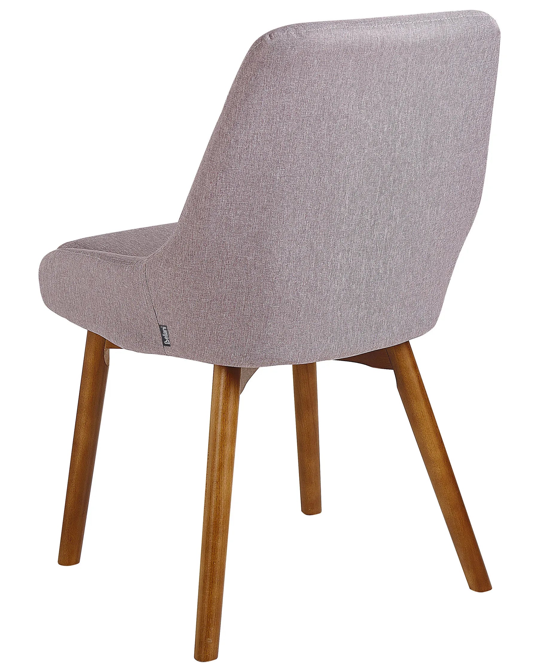 Set of 2 Dining Chairs MELFORT Fabric Taupe