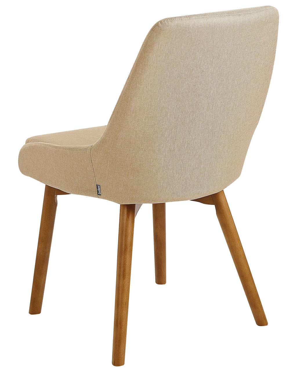 Set of 2 Dining Chairs MELFORT Fabric Sand Beige