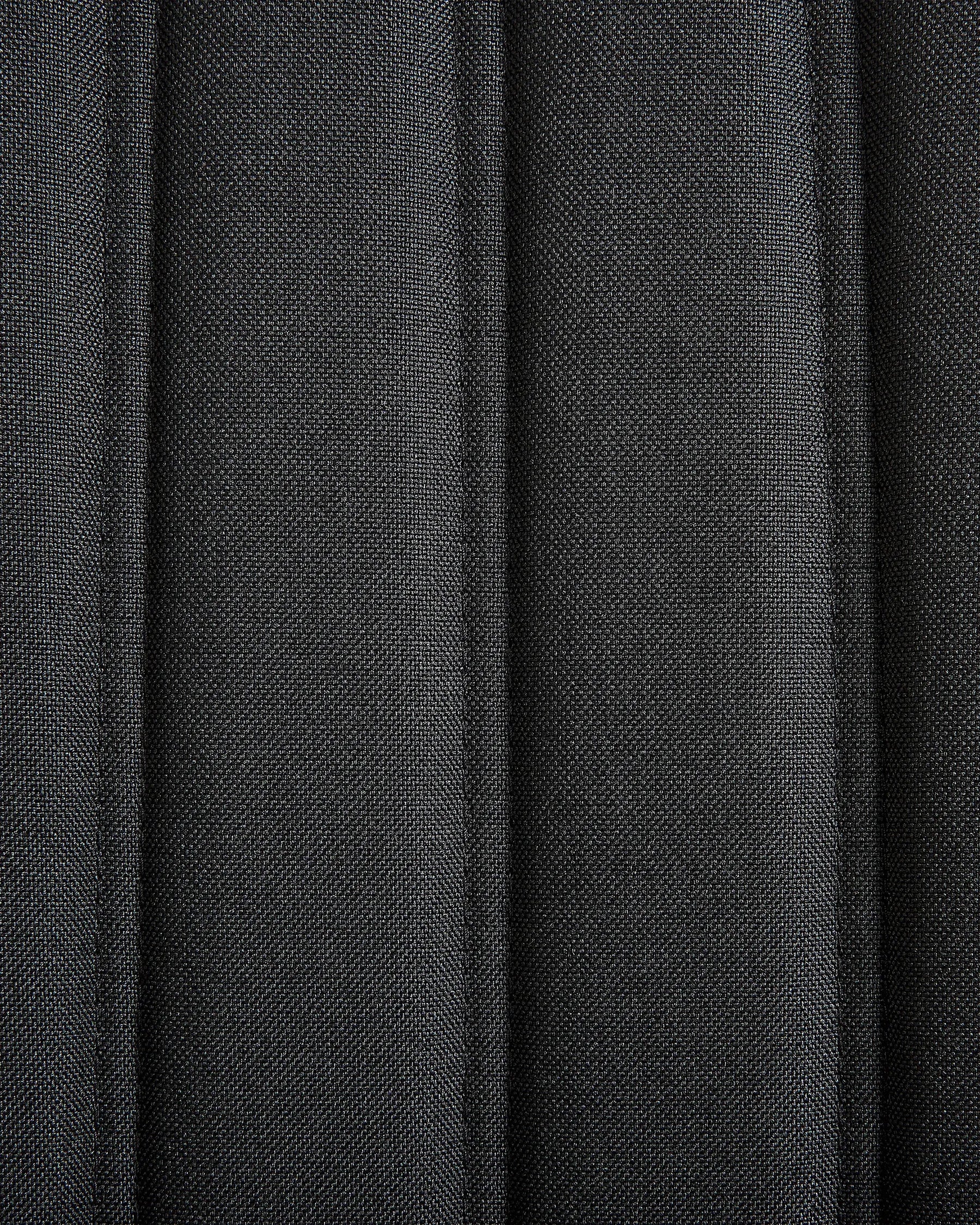 Set of 2 Dining Chairs CALGARY Fabric Black