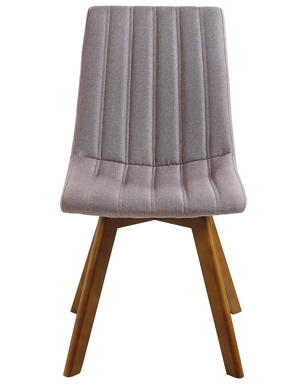 Set of 2 Dining Chairs CALGARY Fabric Taupe