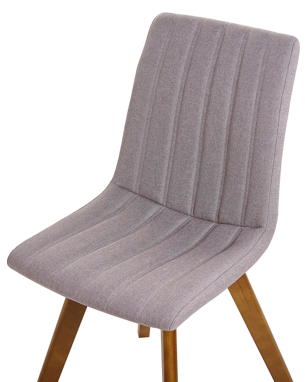 Set of 2 Dining Chairs CALGARY Fabric Taupe