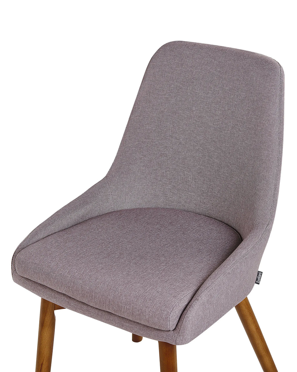 Set of 2 Dining Chairs MELFORT Fabric Taupe