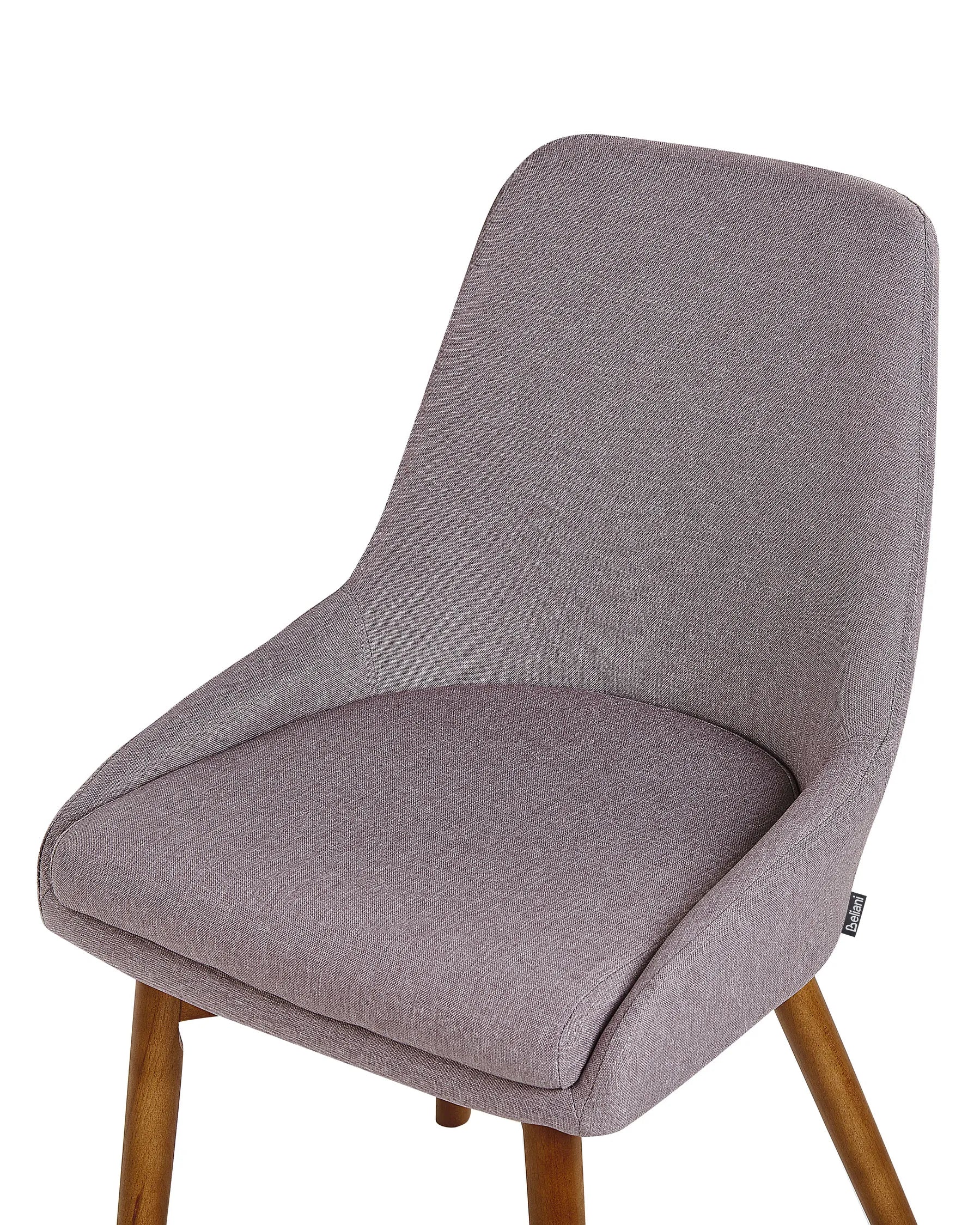 Set of 2 Dining Chairs MELFORT Fabric Taupe