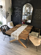 Dining Chair CANORA Rattan Black