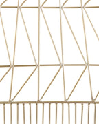 Set of 2 Bar Chairs PRESTON Metal Gold