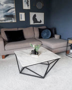 Coffee Table MALIBU White Marble