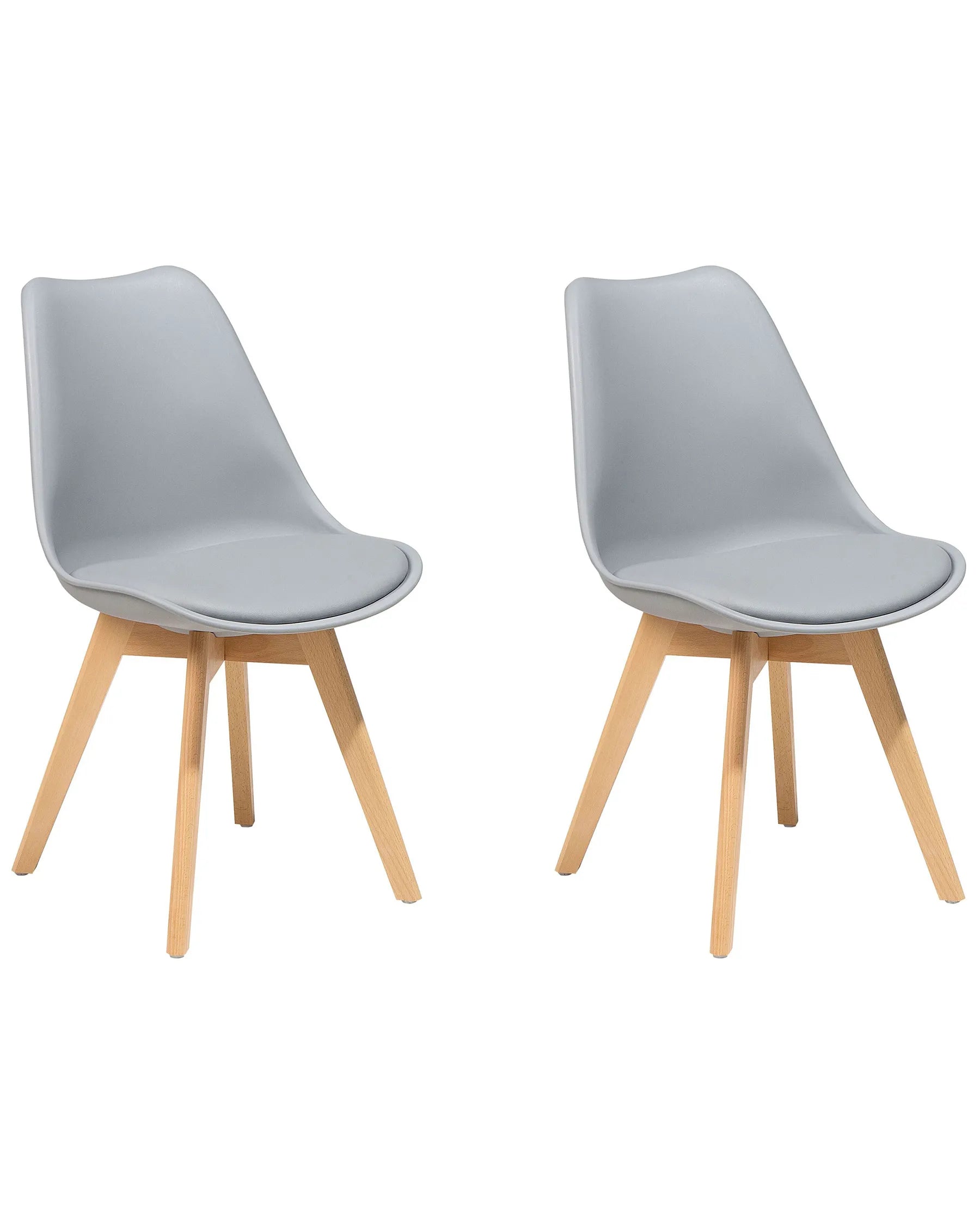 Set of 2 Dining Chairs DAKOTA II Grey