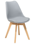 Set of 2 Dining Chairs DAKOTA II Grey