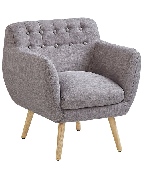 Armchair MELBY Fabric Light Grey