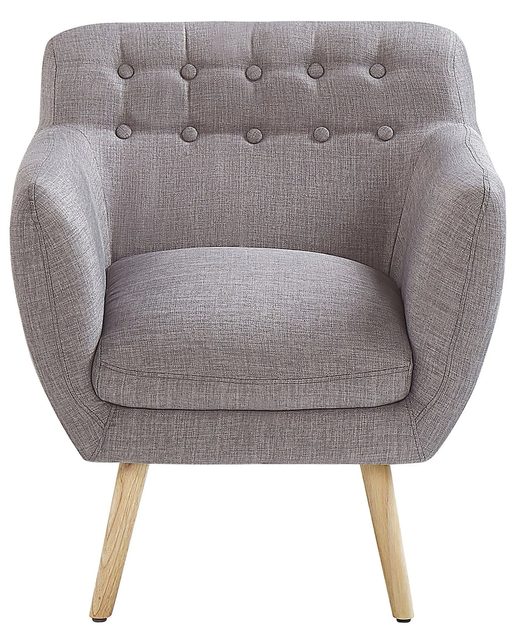 Armchair MELBY Fabric Light Grey