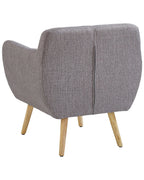Armchair MELBY Fabric Light Grey
