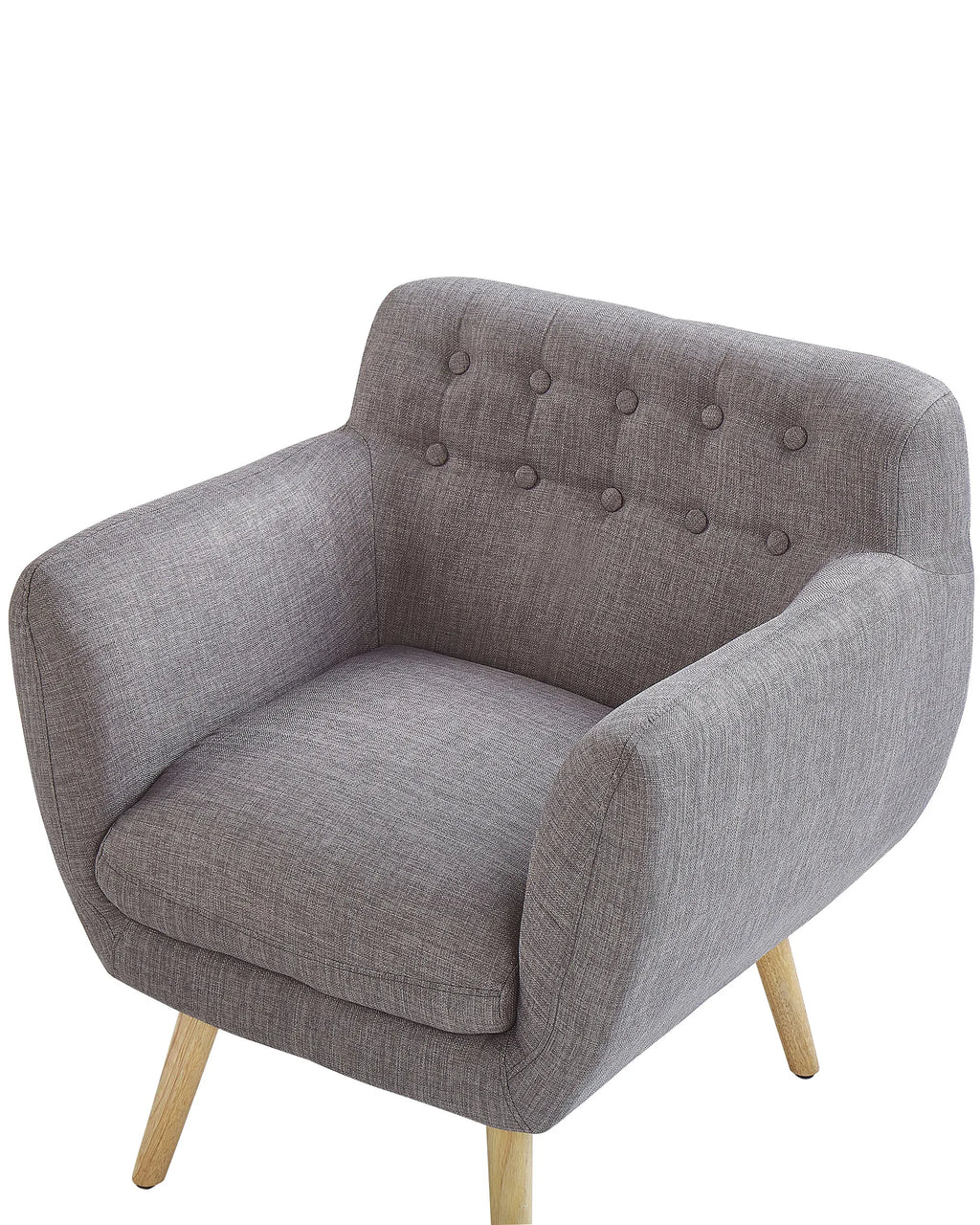 Armchair MELBY Fabric Light Grey