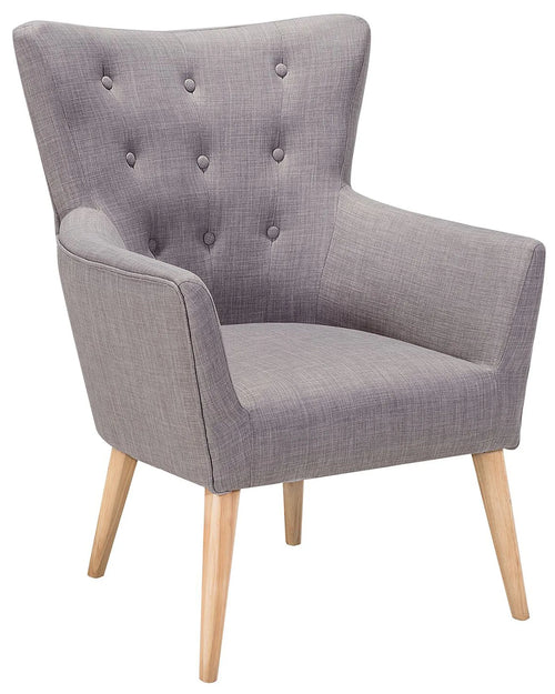 Armchair ANGEN Fabric Light Grey