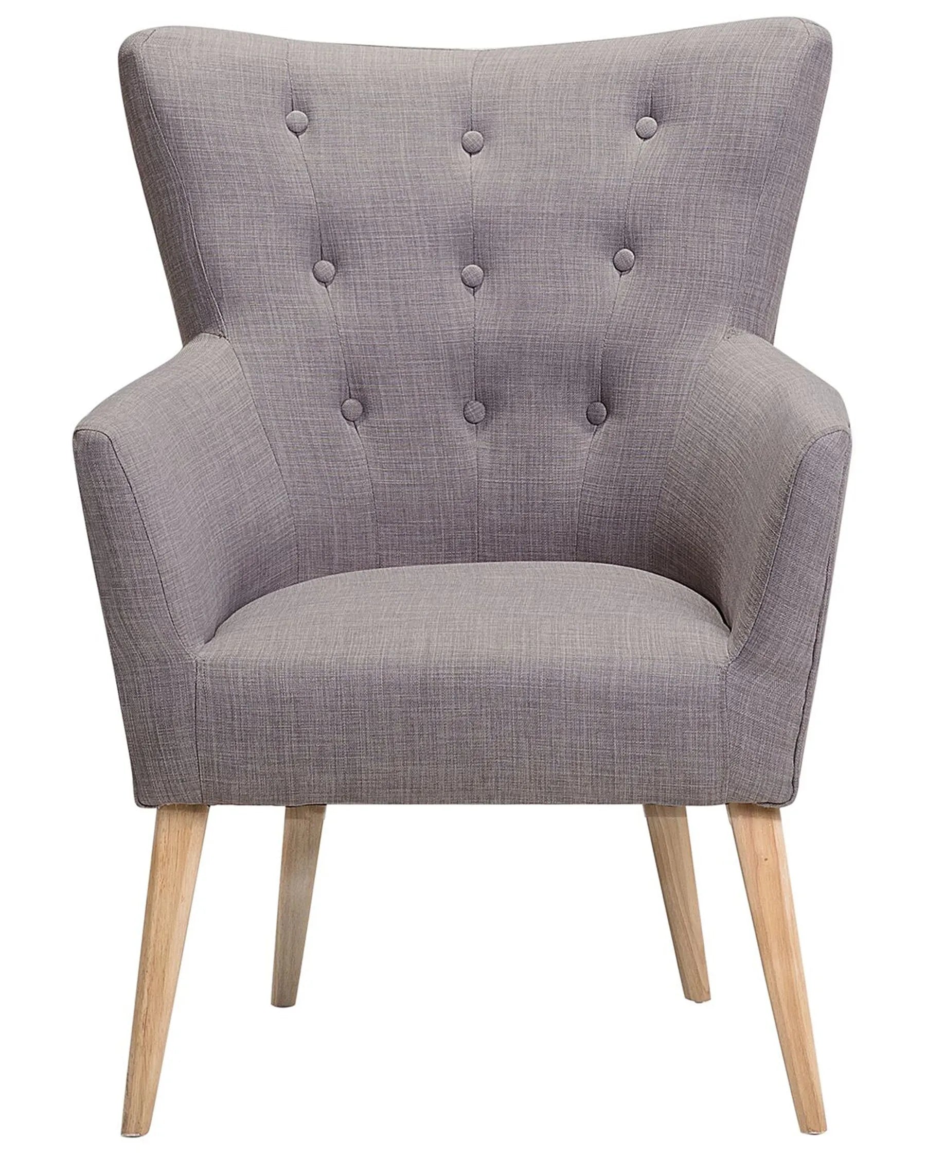 Armchair ANGEN Fabric Light Grey