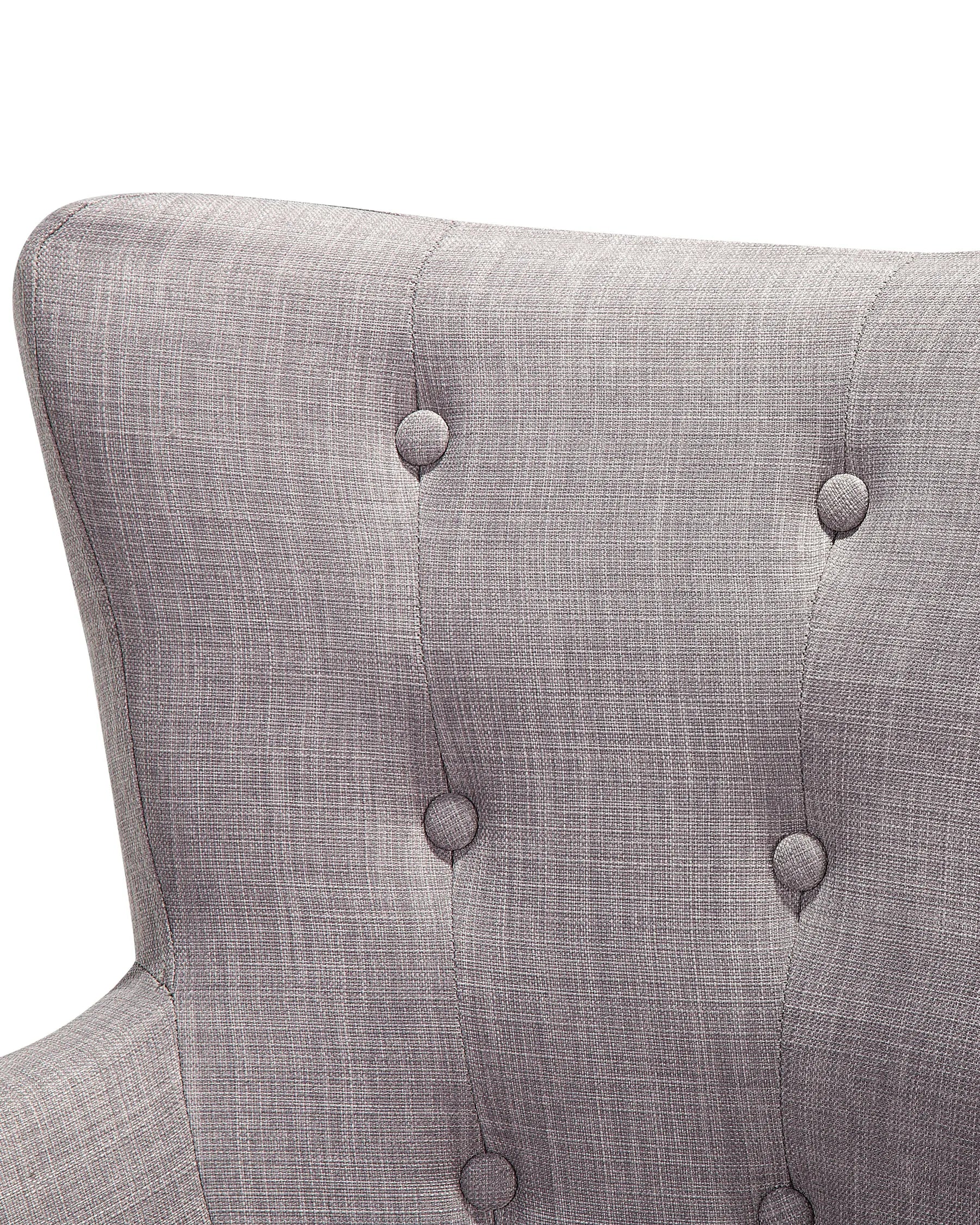 Armchair ANGEN Fabric Light Grey