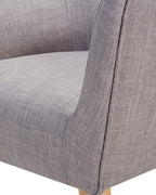 Armchair ANGEN Fabric Light Grey