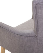 Armchair ANGEN Fabric Light Grey