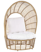Garden Armchair LIDO Rattan Beige