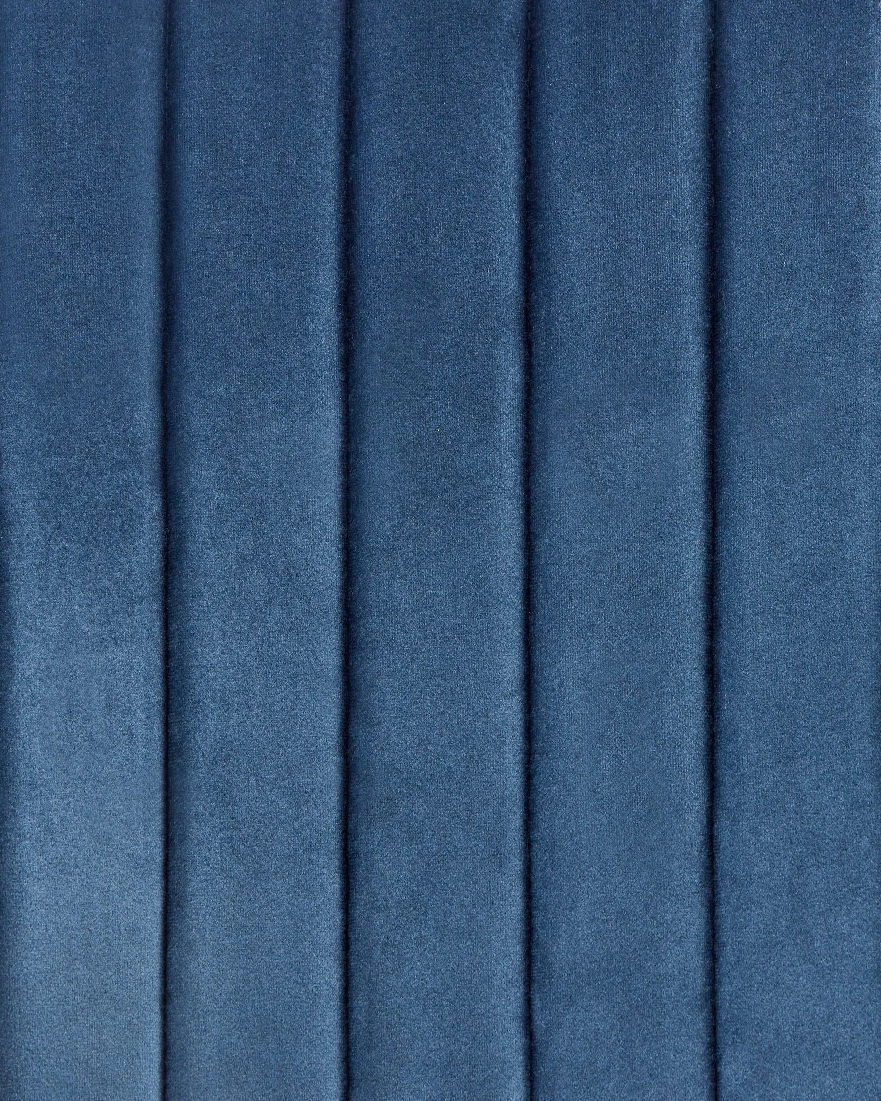 Set of 2 Dining Chairs WELLSTON Velvet Dark Blue