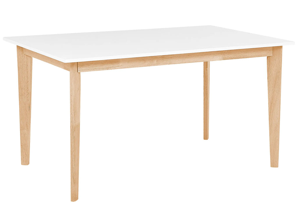 Extending Dining Table SOLA White 140/180 cm 90 cm