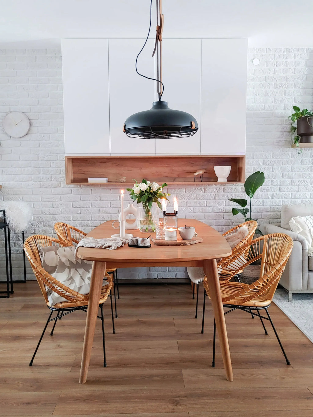 Dining Chair SARITA Rattan Natural