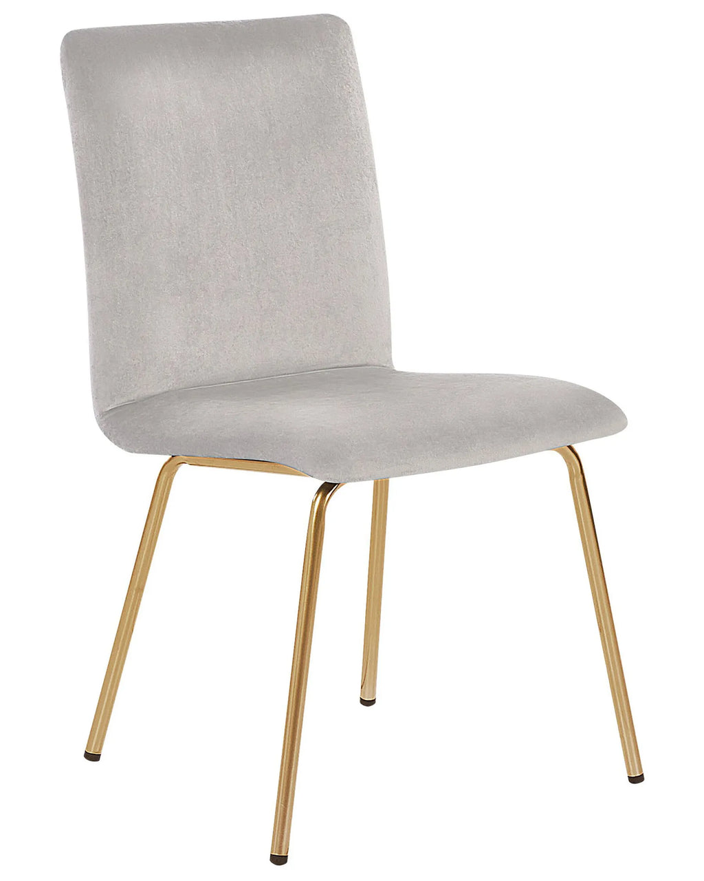 Set of 2 Dining Chairs RUBIO Velvet Grey