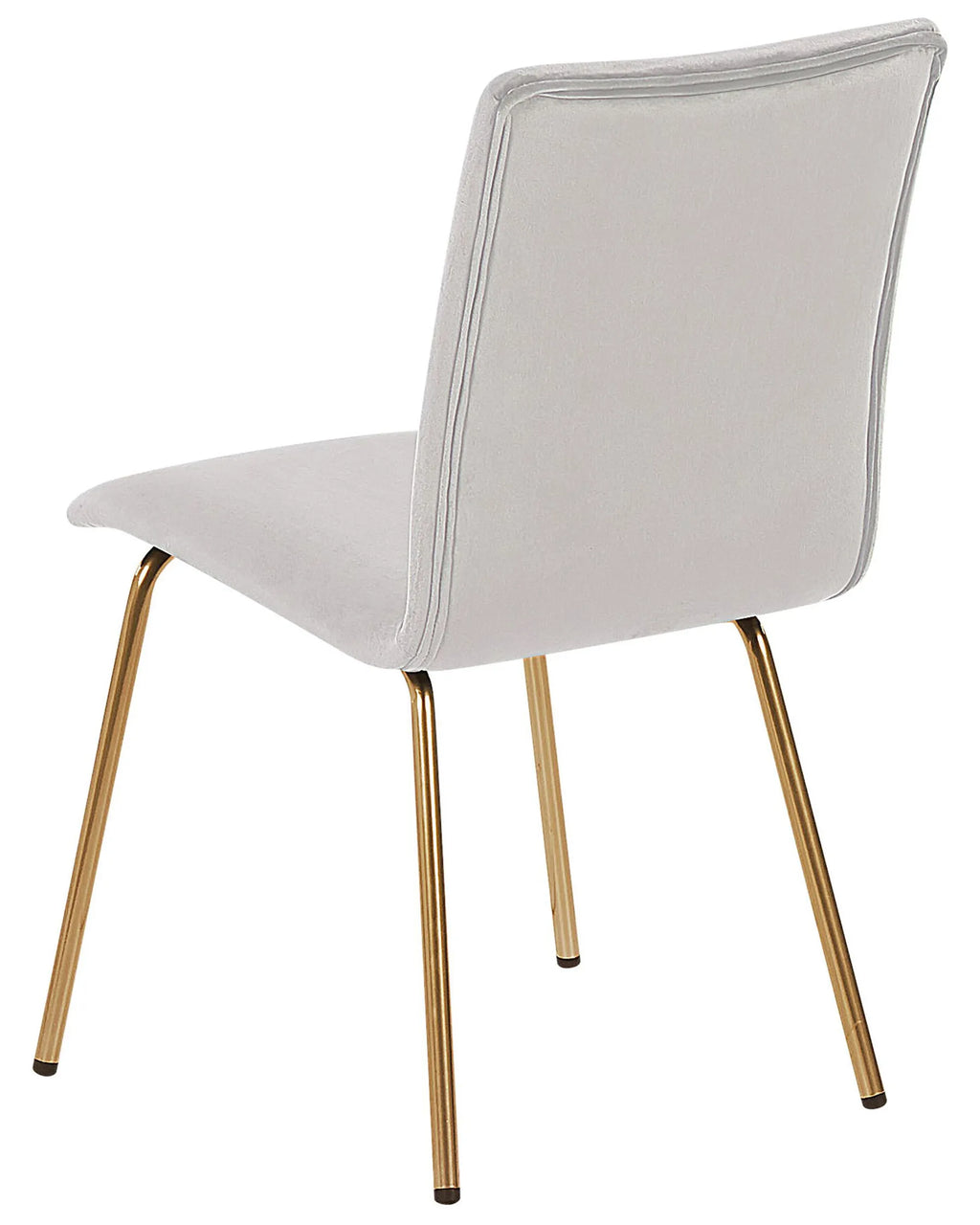 Set of 2 Dining Chairs RUBIO Velvet Grey