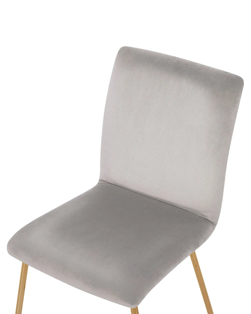 Set of 2 Dining Chairs RUBIO Velvet Grey