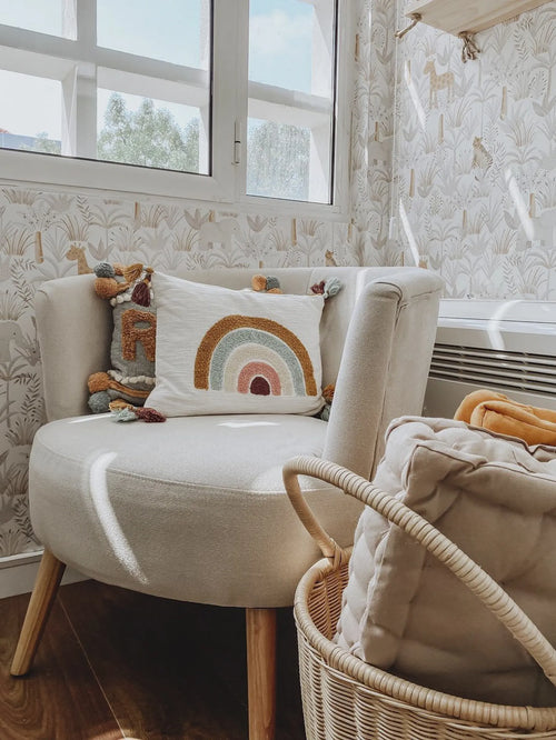 Armchair ODENZEN Fabric Off-White