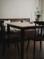 Dining Table GEORGIA Black 150 cm 90 cm Wood
