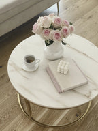 Coffee Table CORAL Marble/ Gold