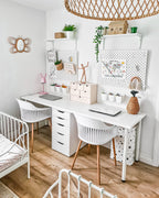 Set of 2 Dining Chairs BERECA White