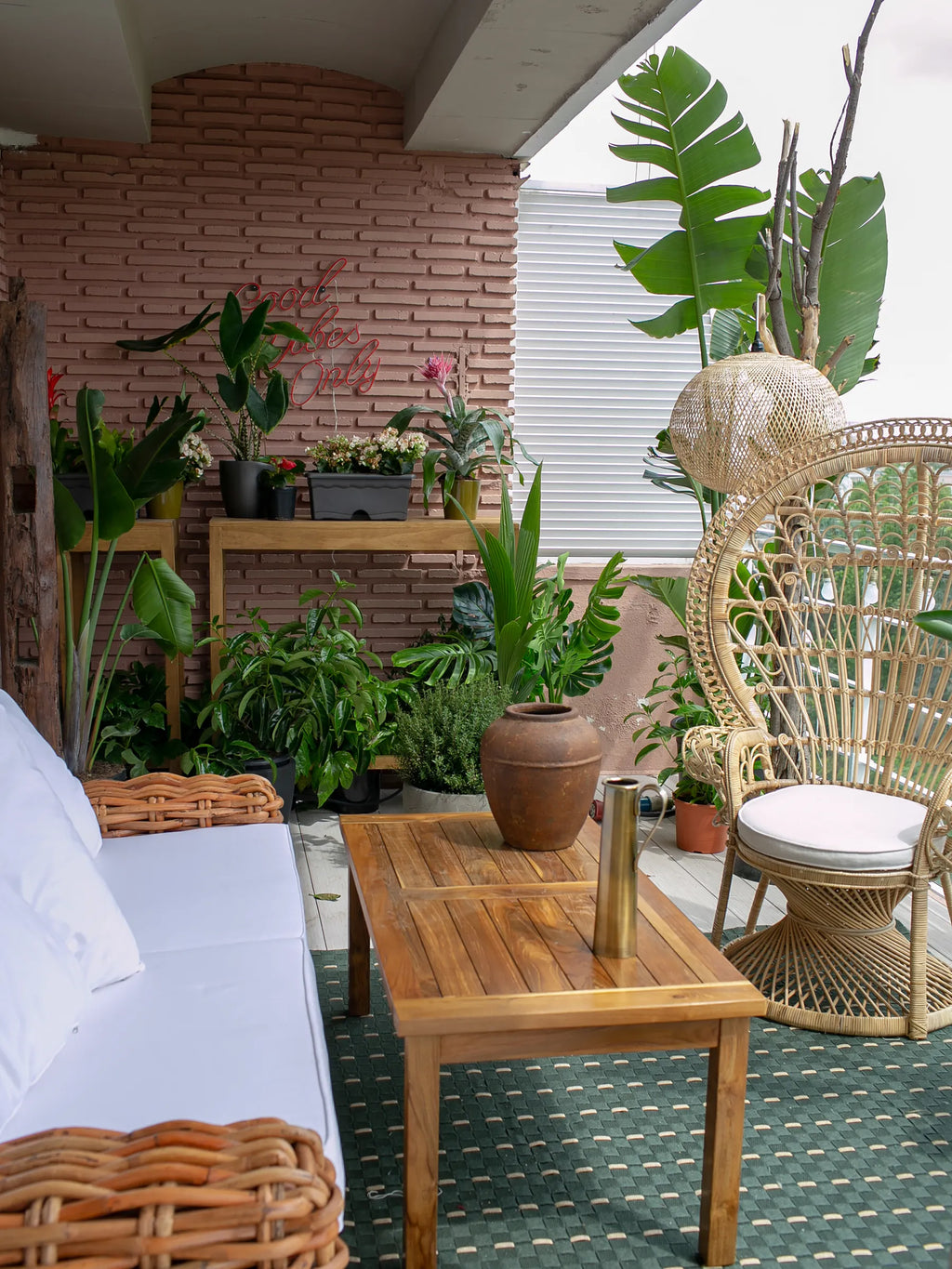 Peacock Chair EMMANUELLE Rattan Natural