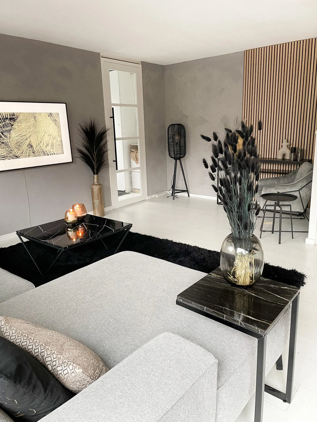 Coffee Table MALIBU Black Marble